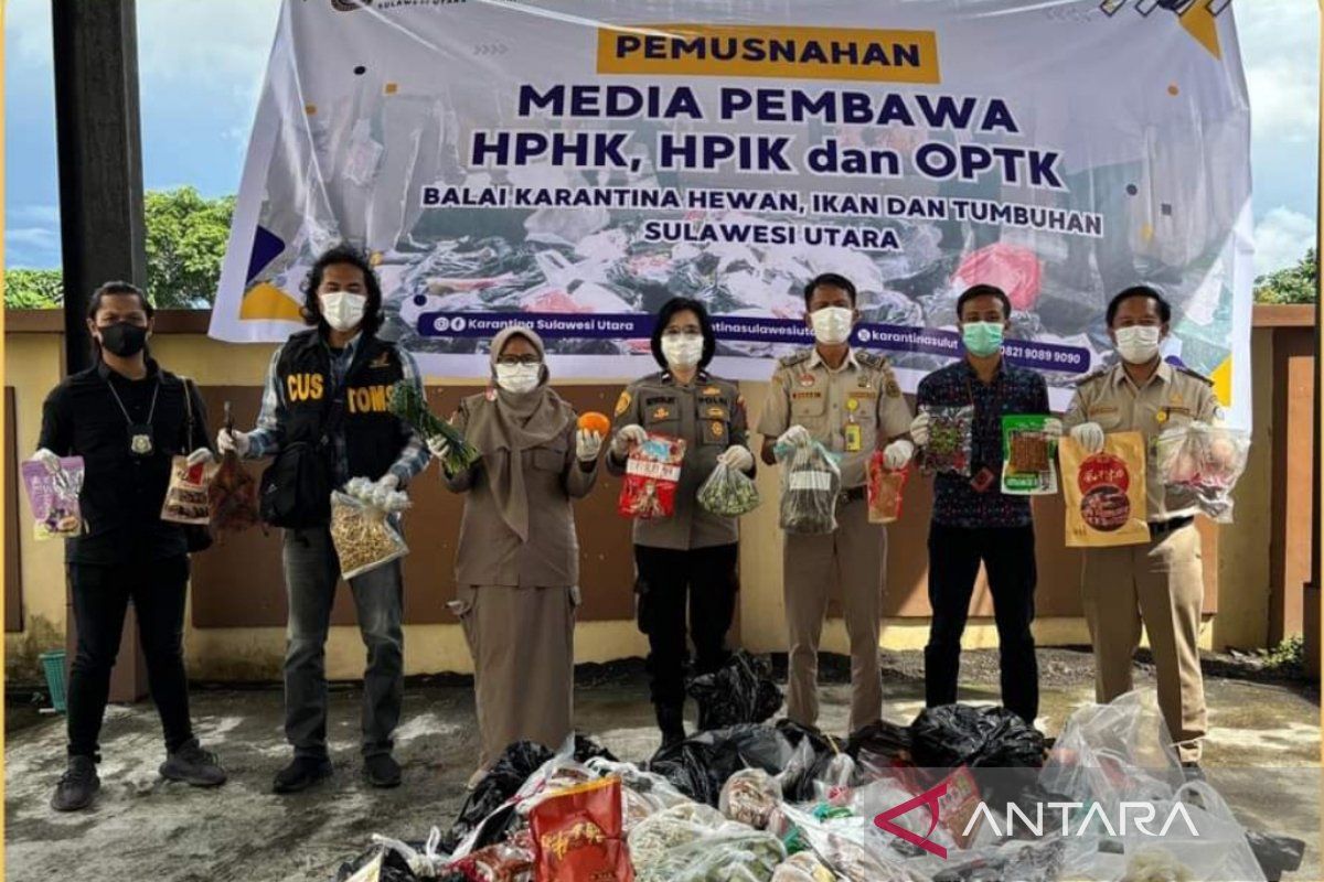 Balai Karantina musnahkan ribuan produk ilegal pembawa hama penyakit hewan