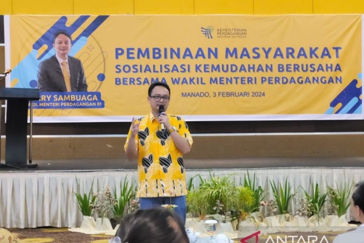 Wamendag Jerry Sambuaga sosialisasi kemudahan berusaha ke masyarakat Sulut