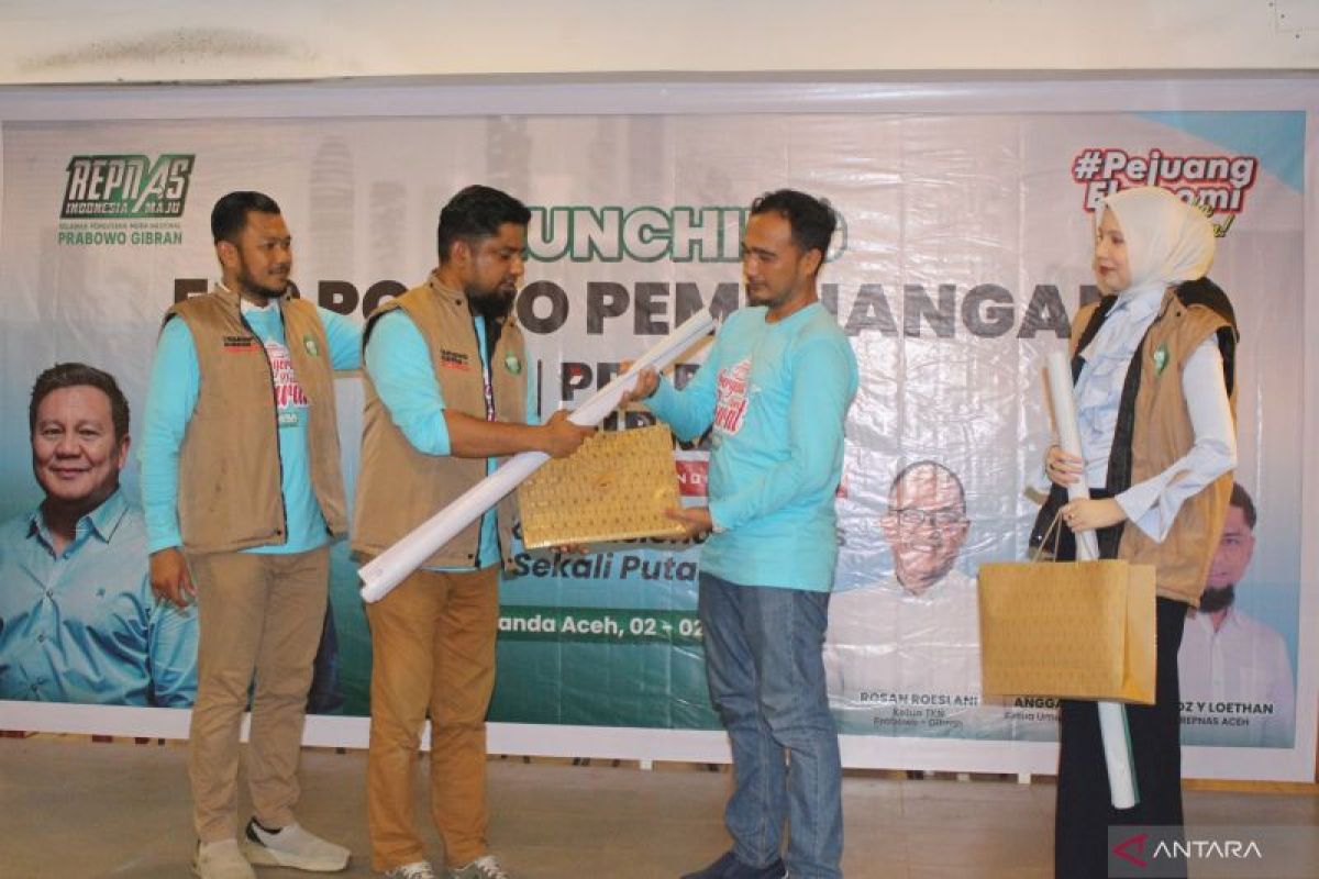Repnas Aceh buat 500 posko kemenangan Prabowo Gibran satu putaran