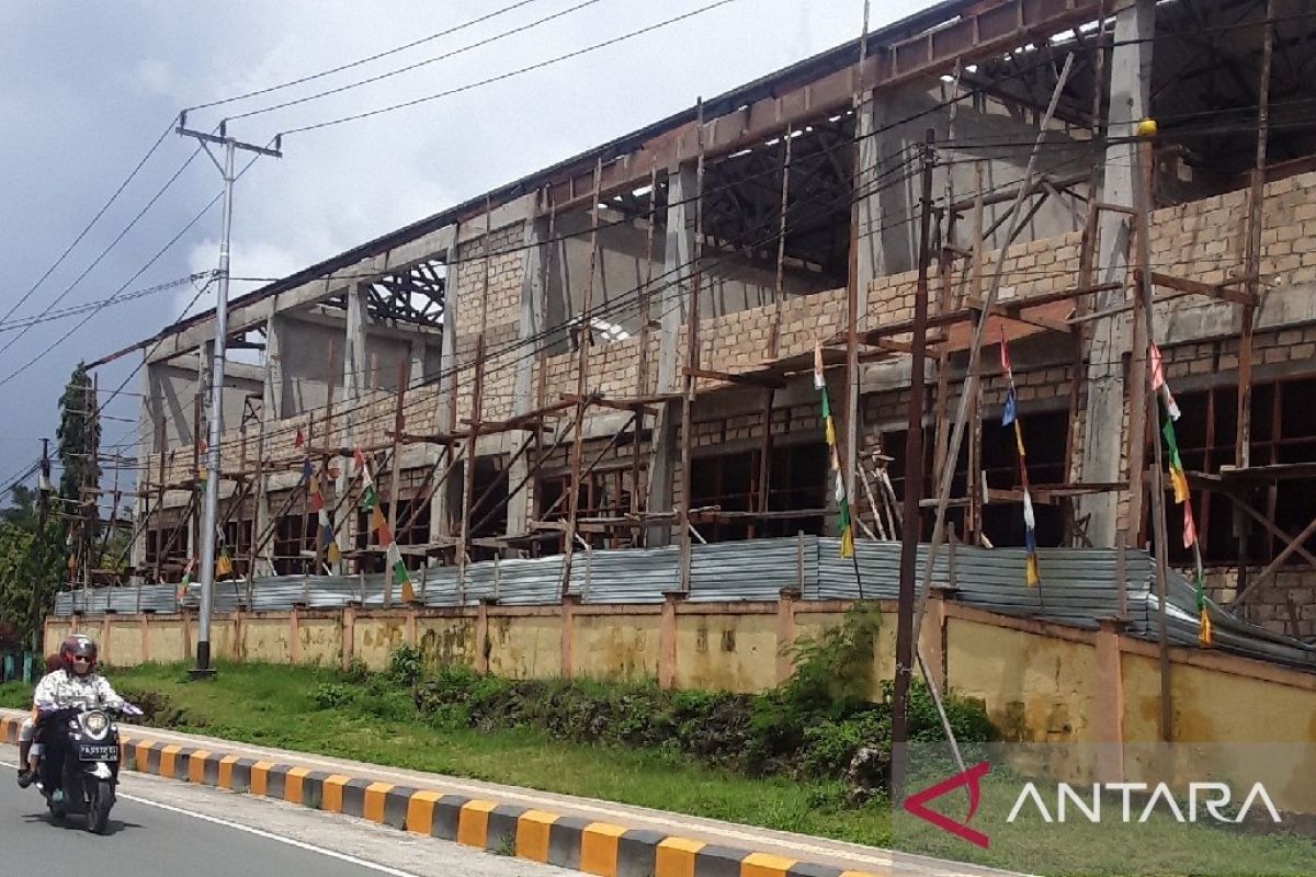 Proyek pembangunan asrama mahasiswa dan gedung SMPN 3 Biak dibiayai dana Otsus