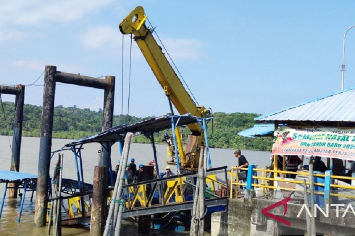 PT Timah evakuasi pelabuhan rakyat tenggelam di Kundur Kepri