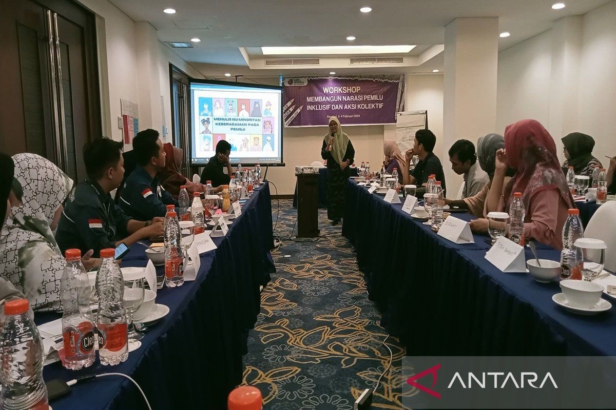 AJI Kendari melakukan Workshop dengan narasi terkait Pemilu