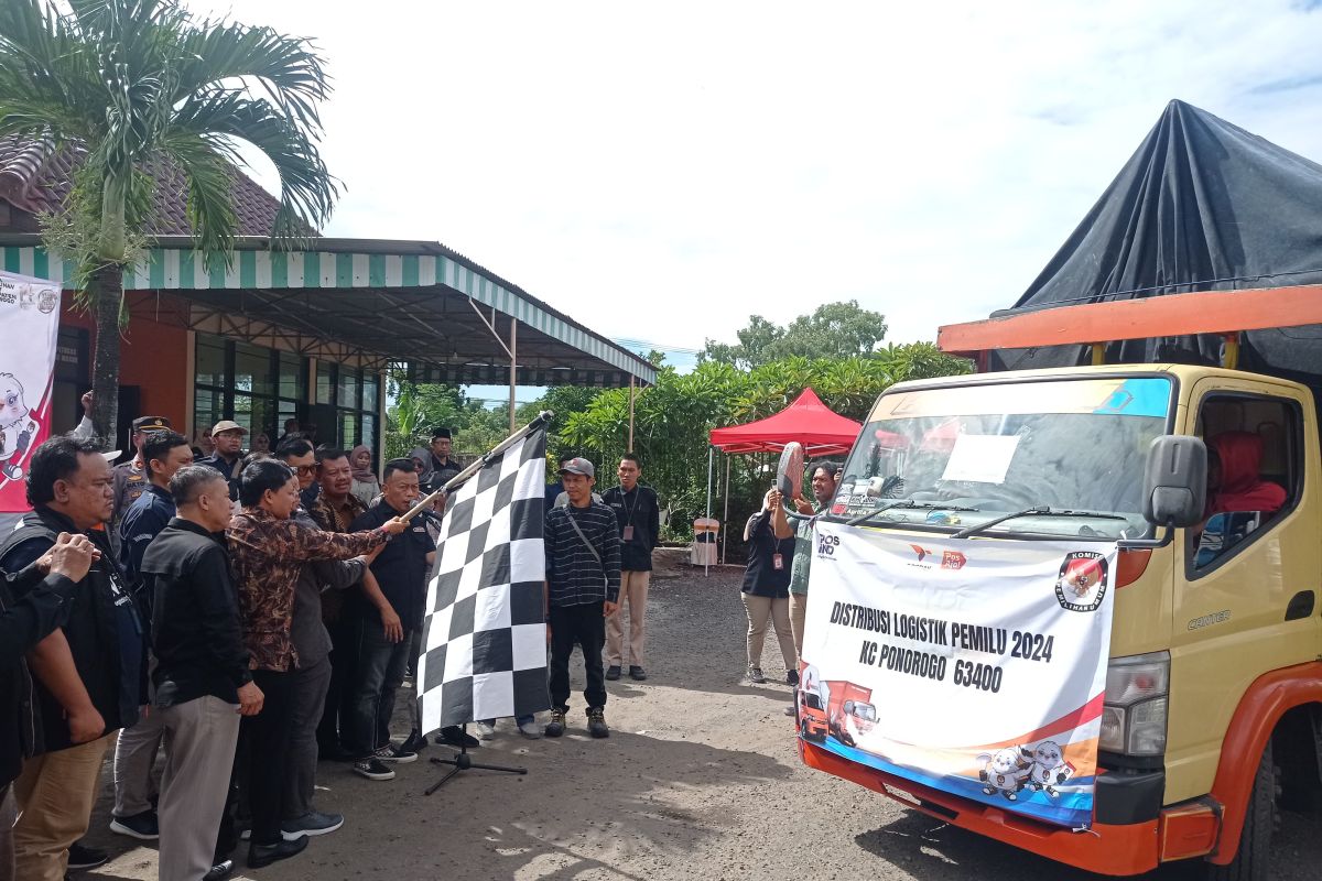 KPU Ponorogo dahulukan distribusi logistik pemilu daerah terjauh