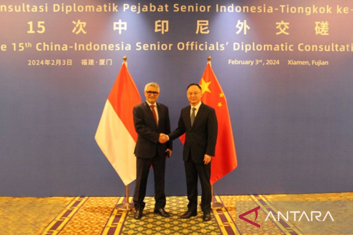 Diplomat Indonesia-China lakukan konsultasi diplomatik di Xiamen