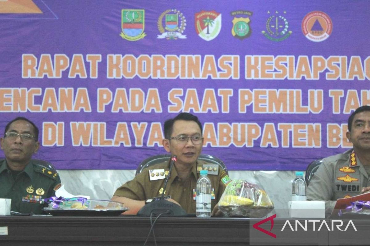 Pemkab Bekasi susun rencana aksi kesiapsiagaan bencana saat pemilu