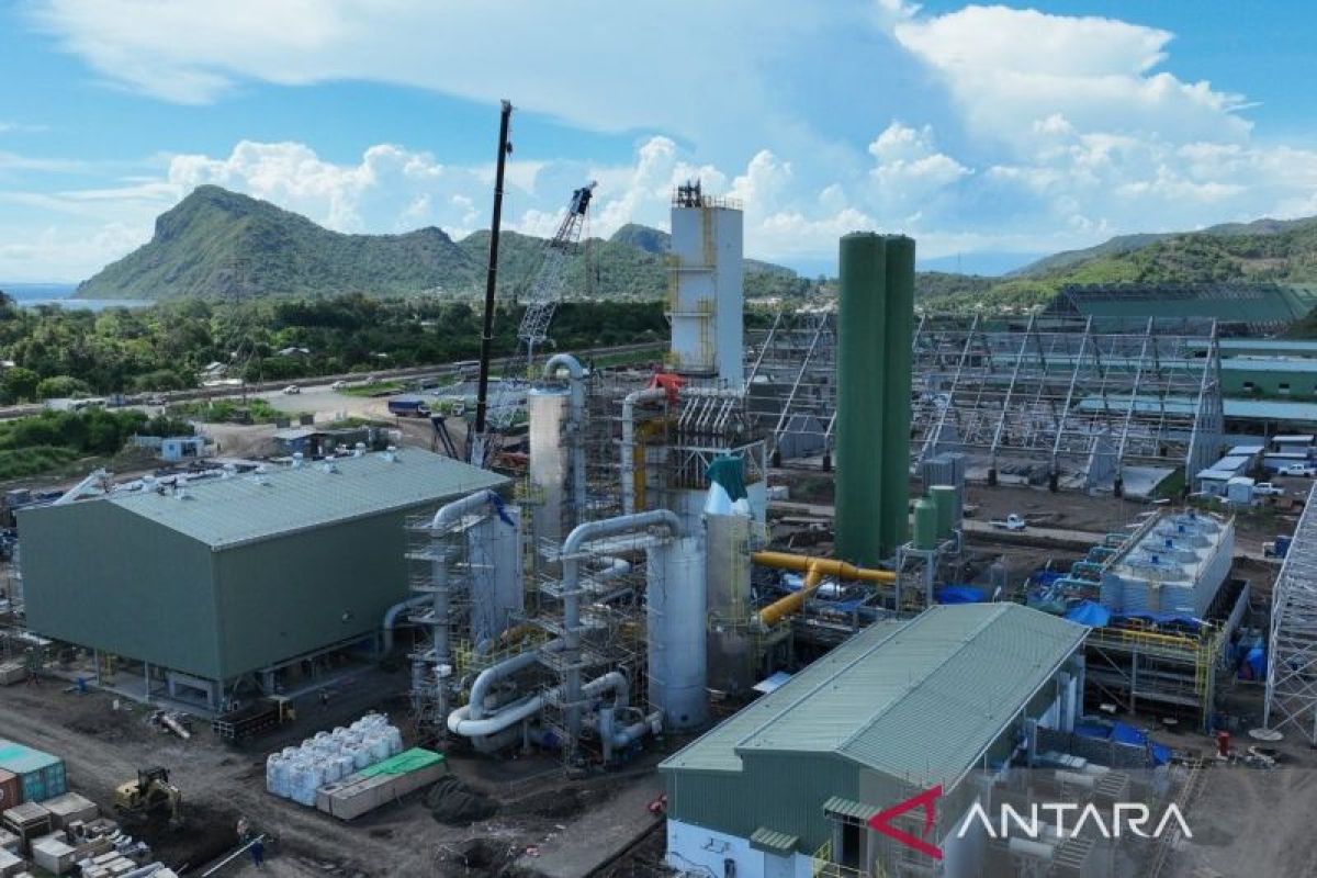 Pembangunan smelter tembaga Amman di NTB sudah 76 persen