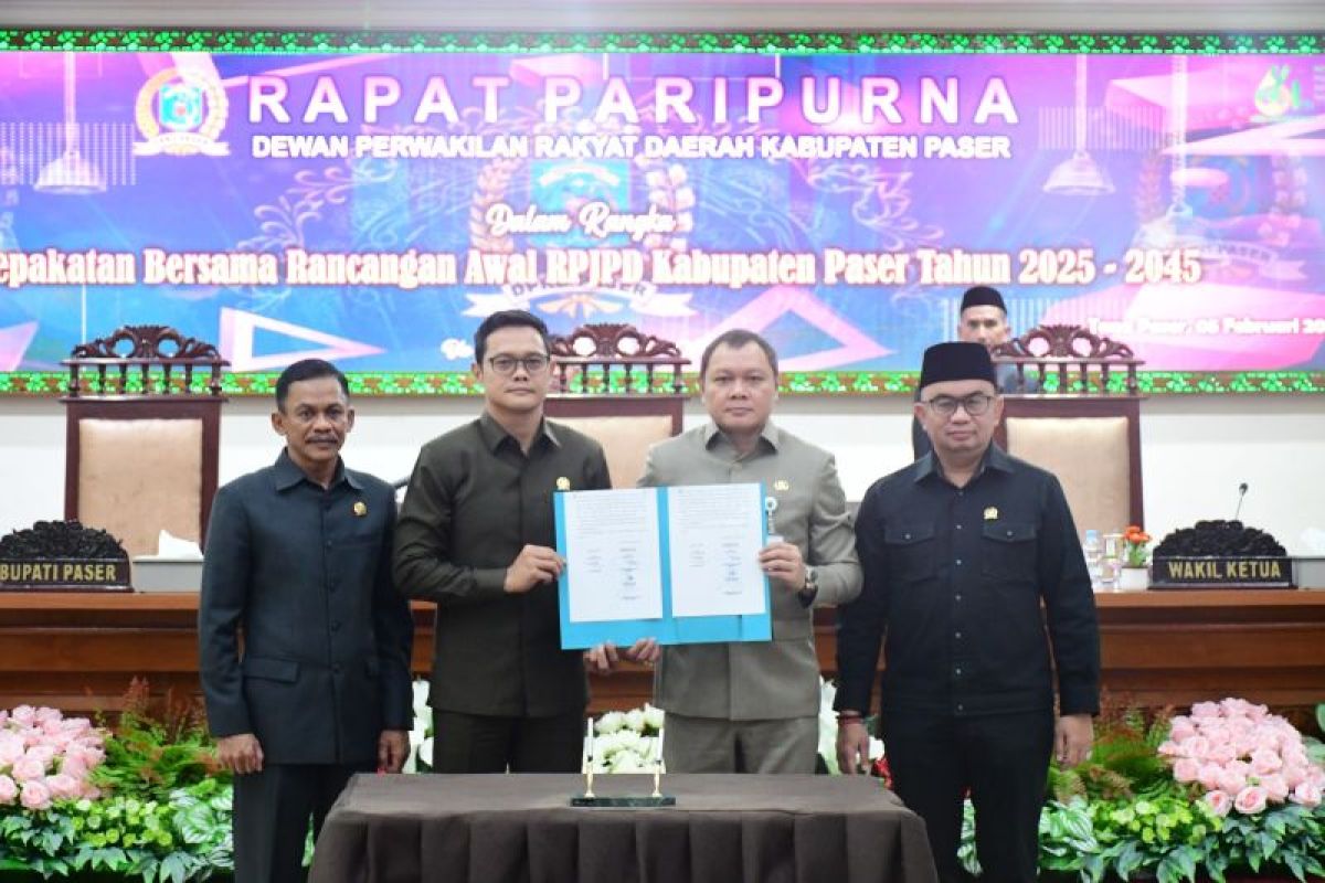 DPRD Kabupaten Paser setujui Ranwal RPJPD 2025-2045