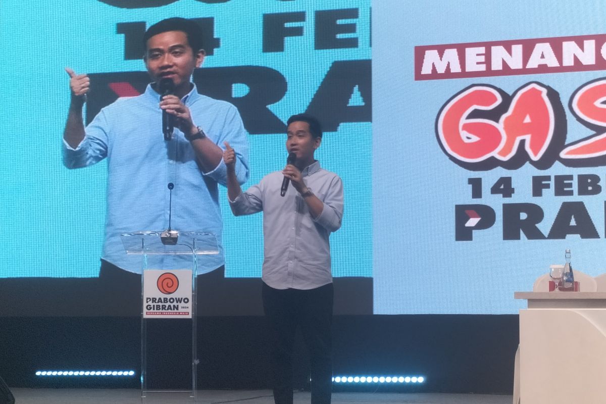 Gibran ajak pendukungnya birukan GBK pada 10 Februari mendatang