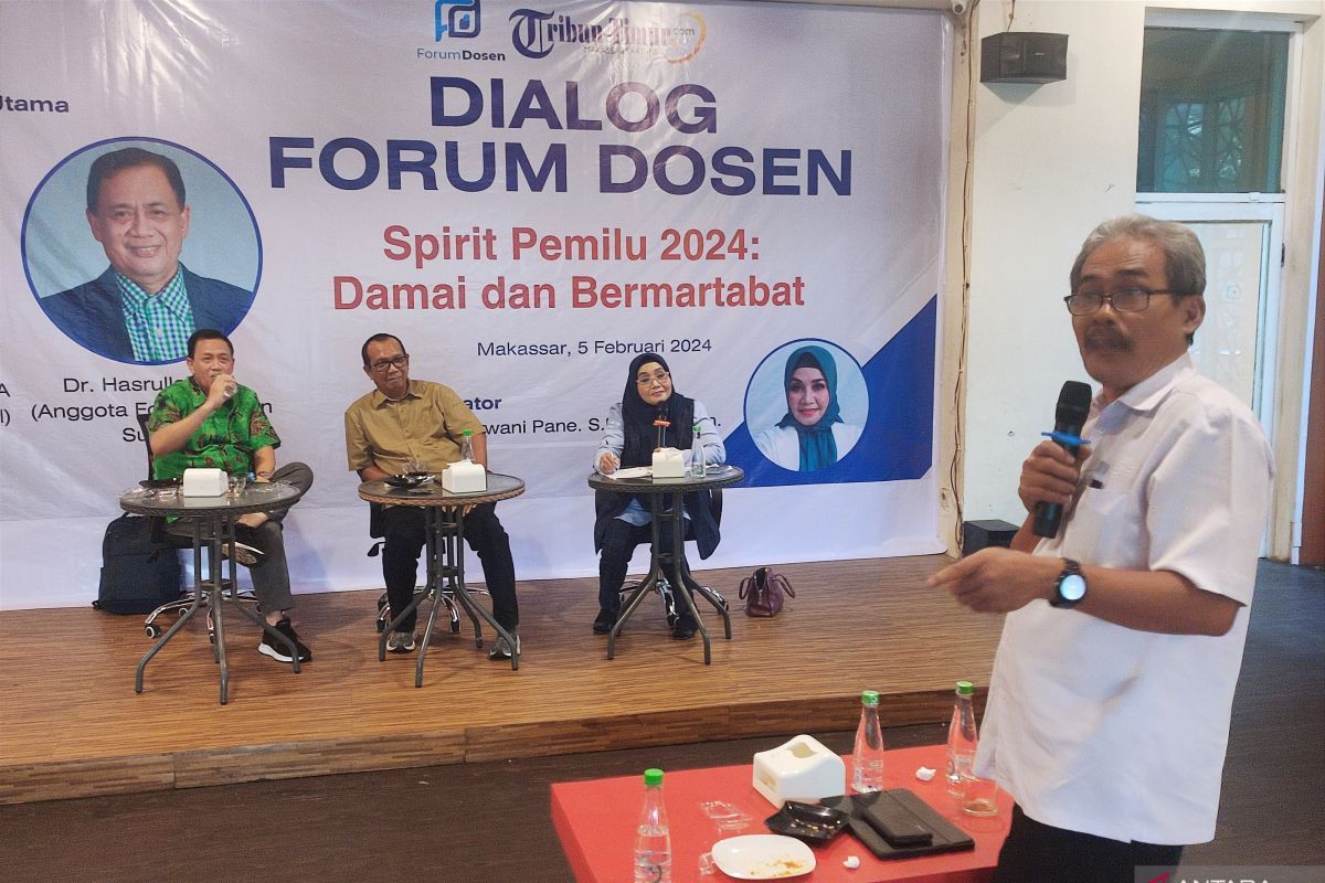 Forum Dosen Makassar bahas proses demokrasi Pemilu 2024
