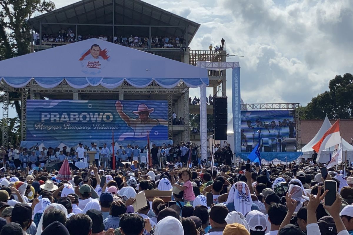 Kampanye di Langowan, Prabowo: Setengah darah saya adalah Minahasa