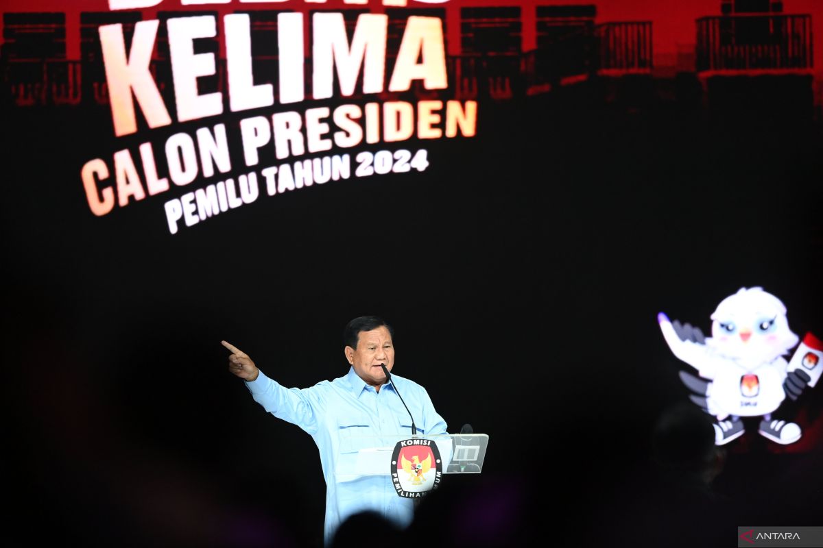 'Makan gratis' jadi kata paling sering disebut Prabowo dalam debat terakhir