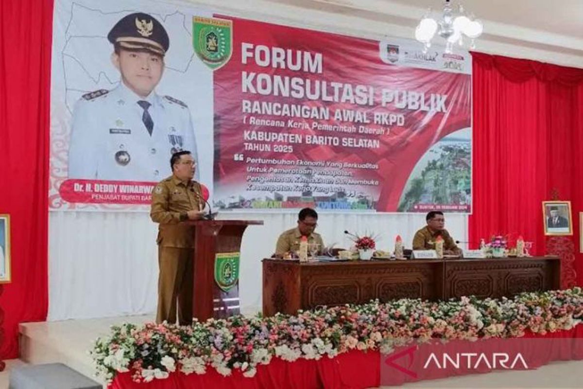 Pemkab Barito Selatan programkan enam prioritas pembangunan 2025