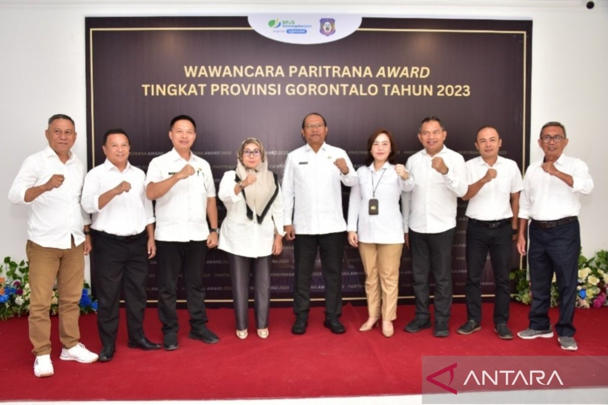 Pemprov Gorontalo-BPJAMSOSTEK gelar penilaian Paritrana Award 2023