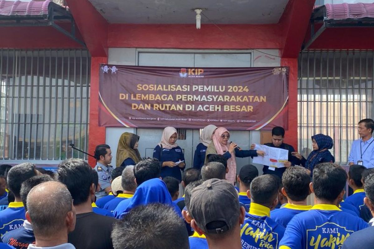 KIP Aceh Besar sosialisasi Pemilu di Lapas Kelas II