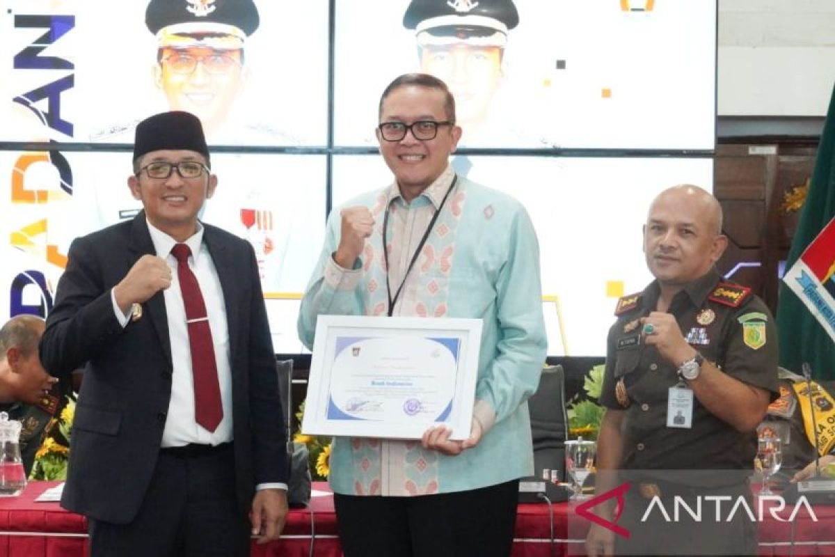 Award Pemko dan Kajari Padang untuk Penurunan Inflasi, Bank Indonesia : Satu-satunya di Indonesia