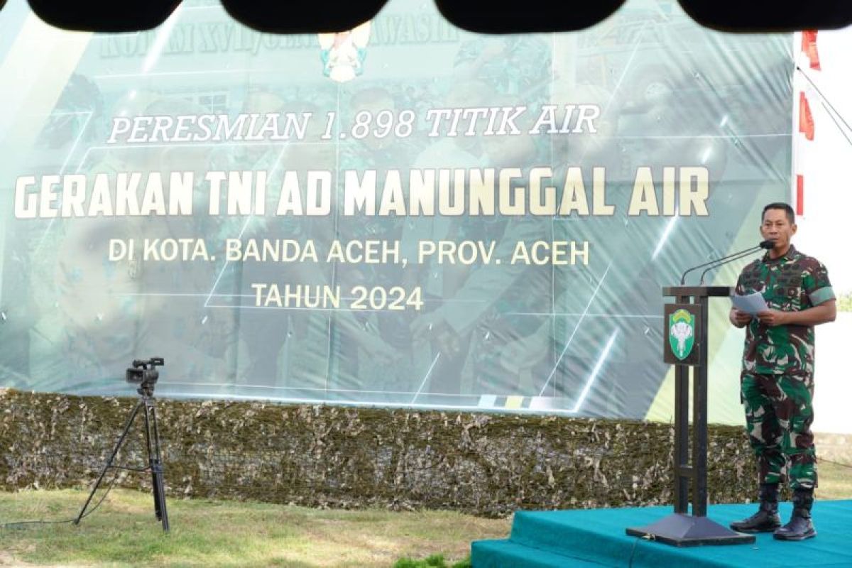 Pangdam berharap TNI Manunggal Air permudah akses air bersih