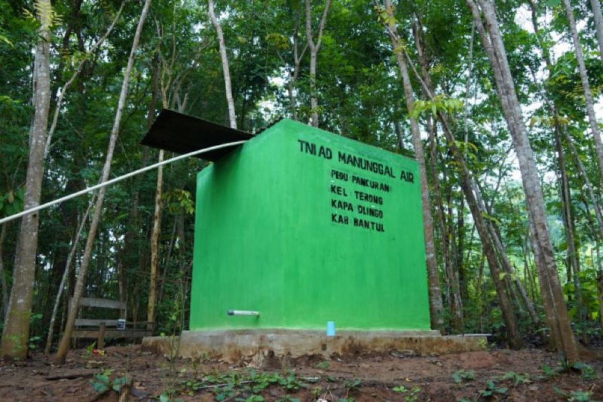 Sumur bor program TNI Manunggal di Bantul bantu kebutuhan air masyarakat