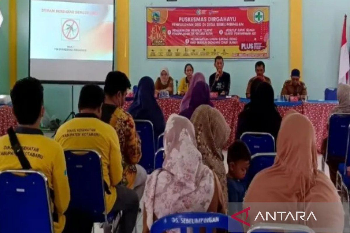 Kotabaru Health Service educates residents about dengue prevention