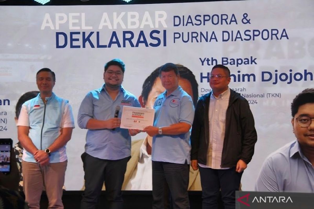 Prabowo-Gibran raih dukungan Diaspora Indonesia