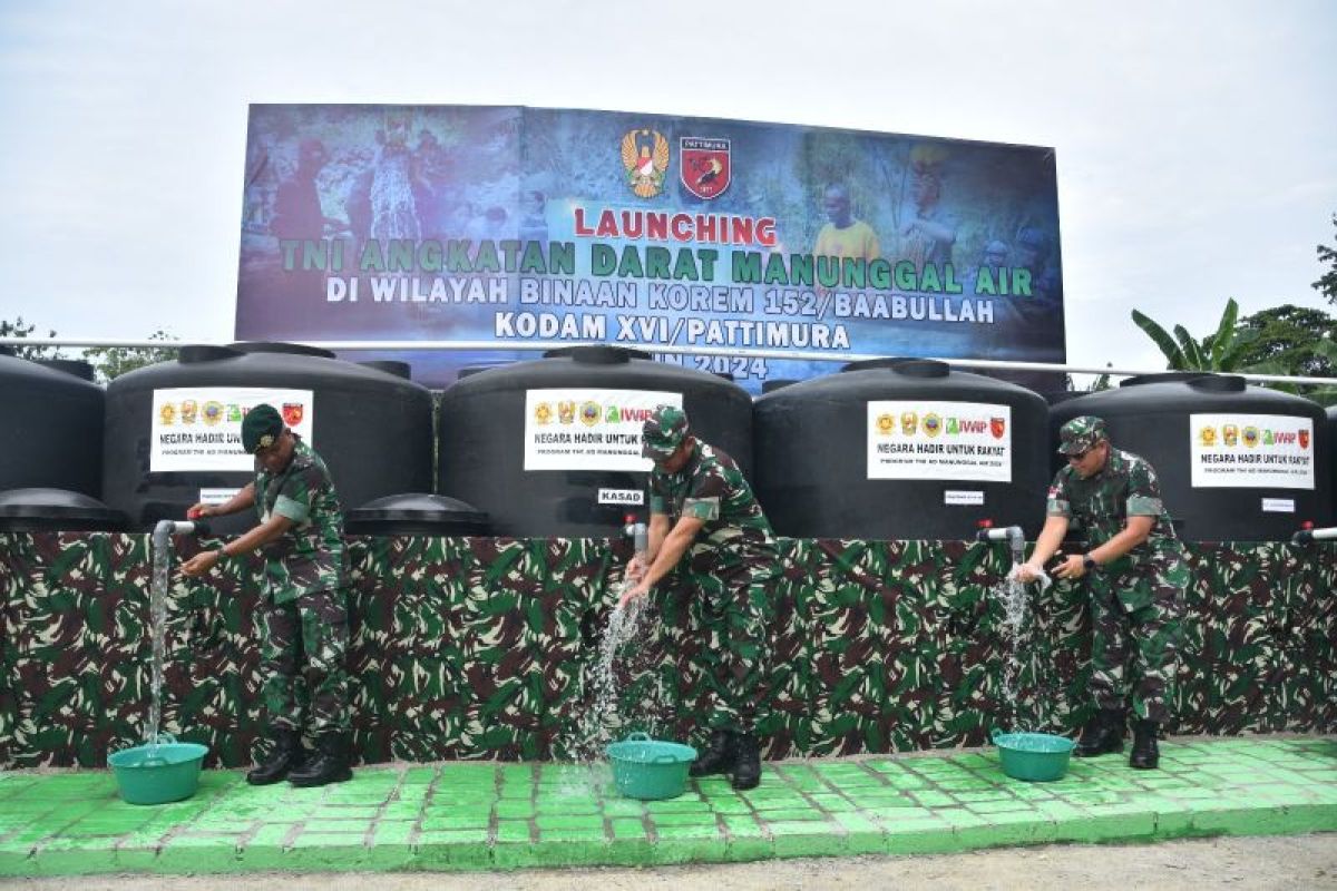 KSAD resmikan 1.898 titik sumber air hasil TNI AD Manunggal Air