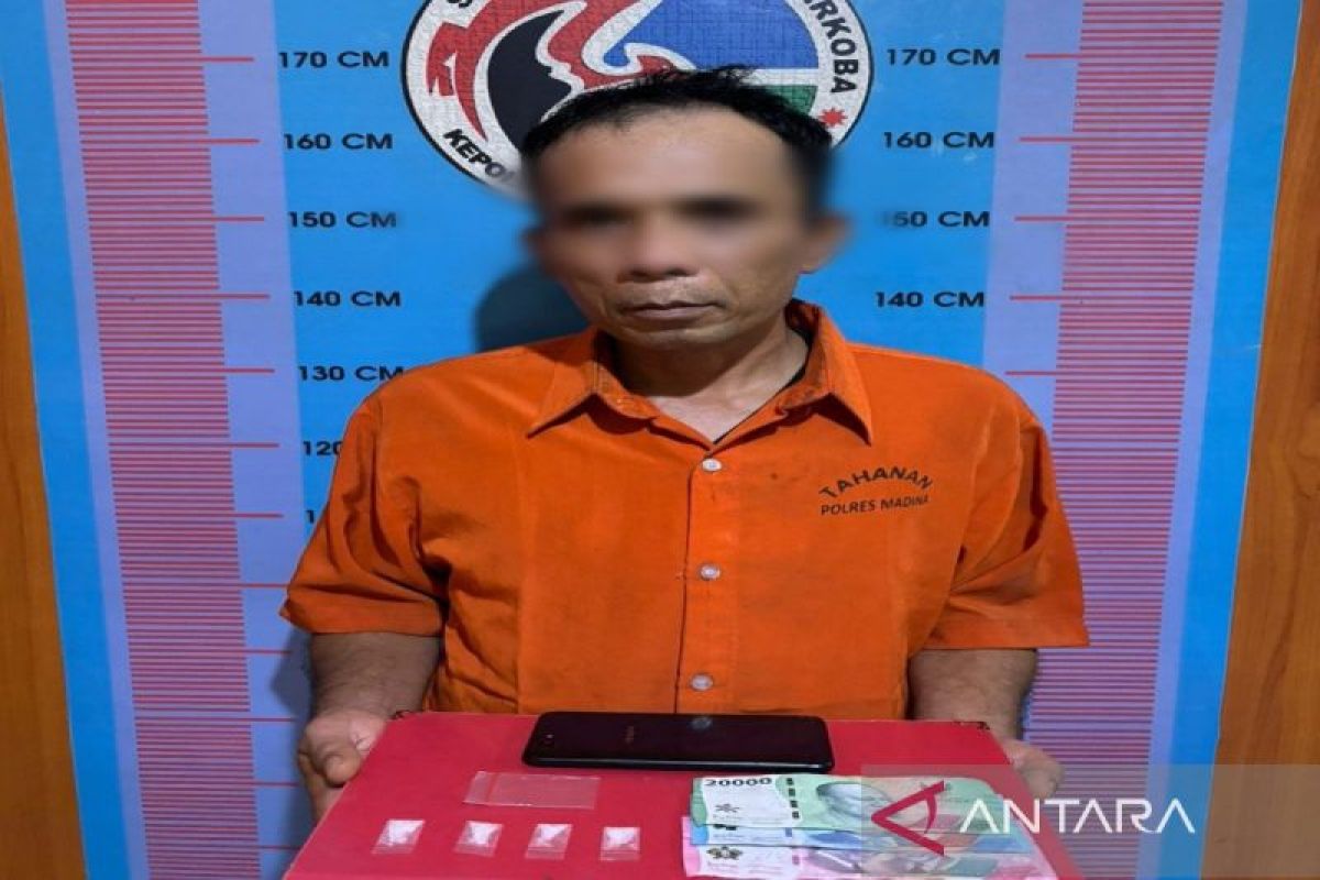 Miliki sabu, residivis Narkoba ini kembali ditangkap Polres Madina