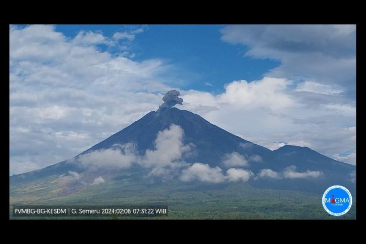 Ribuan masker disiapkan antisipasi abu vulkanik Gunung Semeru