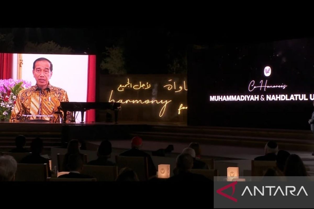 Presiden Jokowi nyatakan penghargaan Zayed Award kebanggaan bagi NU-Muhammadiyah