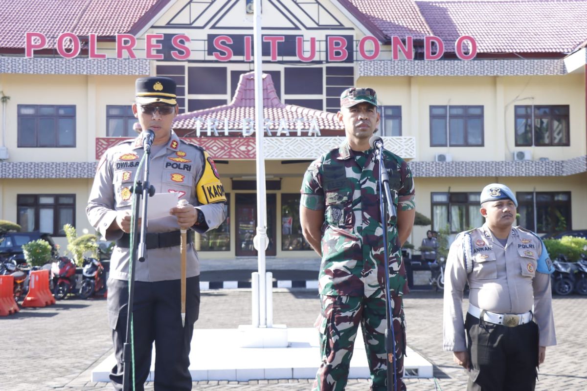 Sebanyak 517 personel TNI/Polri Situbondo siap amankan pemilu