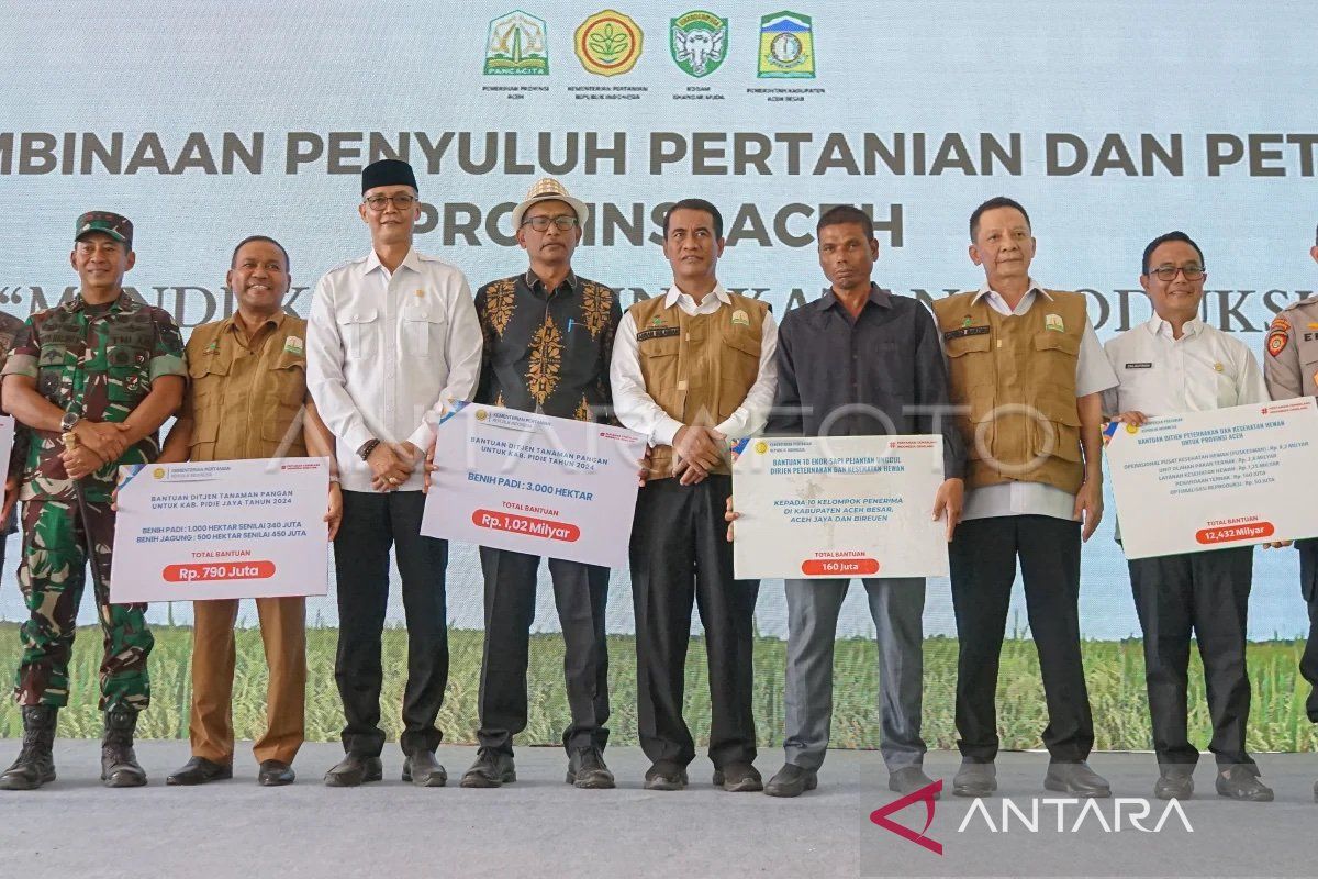 Aceh dapat bantuan pertanian Rp170,98 M, Amran: Aku datang beri bantuan dan solusi