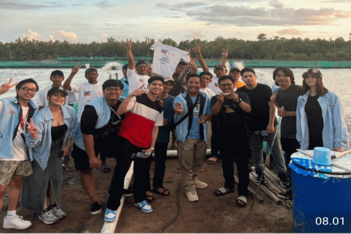 Relawan Garuda Indonesia Maju sebarkan CINTA bersama pembudidaya udang