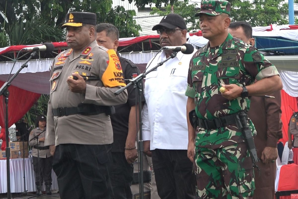 Kapolda: 8.617 personel siap amankan seluruh TPS se Tanah Papua