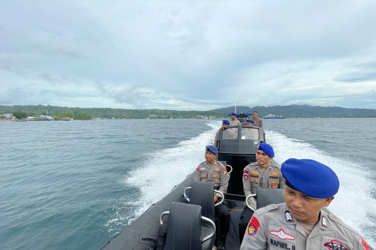 Polairud Polda Maluku waspadai ancaman keamanan daerah pesisir jelang Pemilu