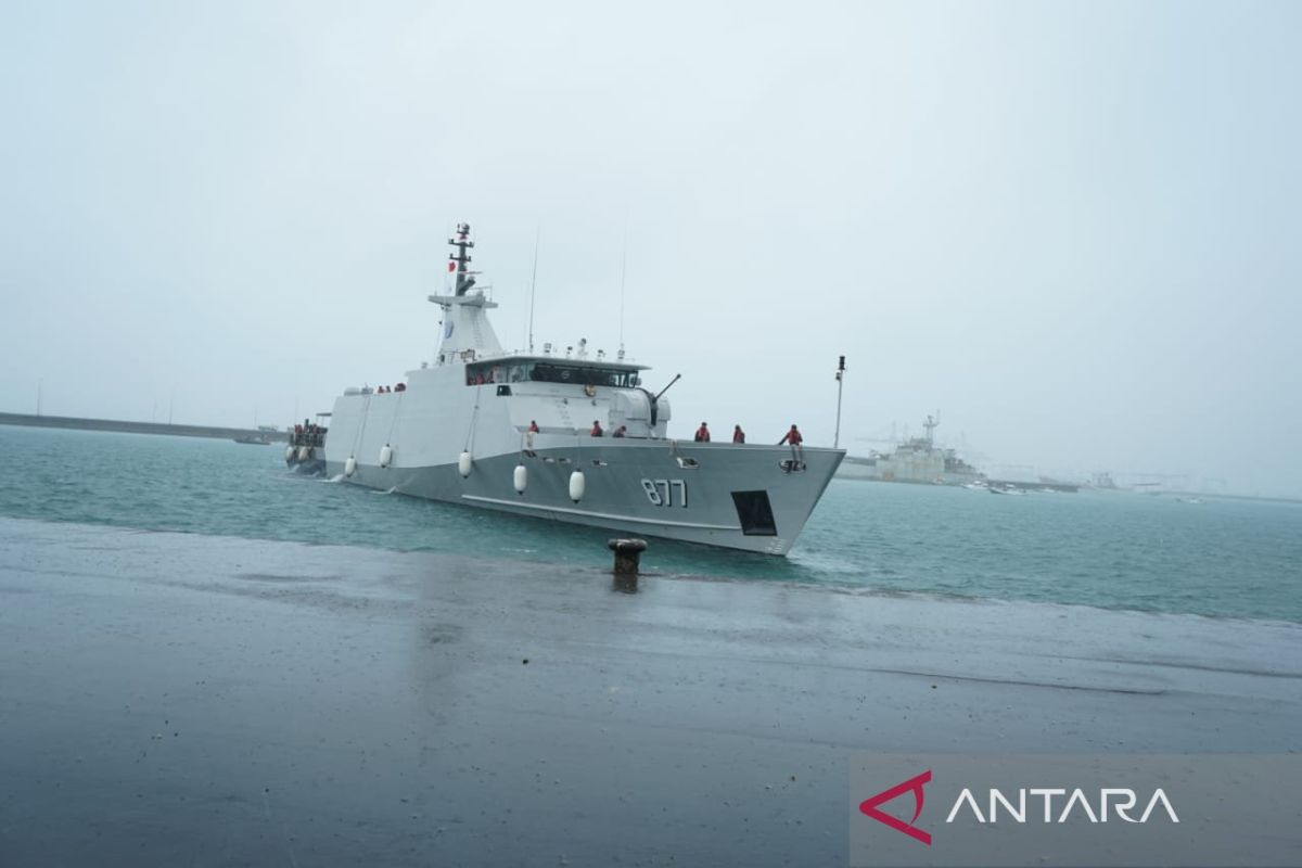 Lantamal VI Makassar mendapatkan tambahan alutsista KRI Marlin-877