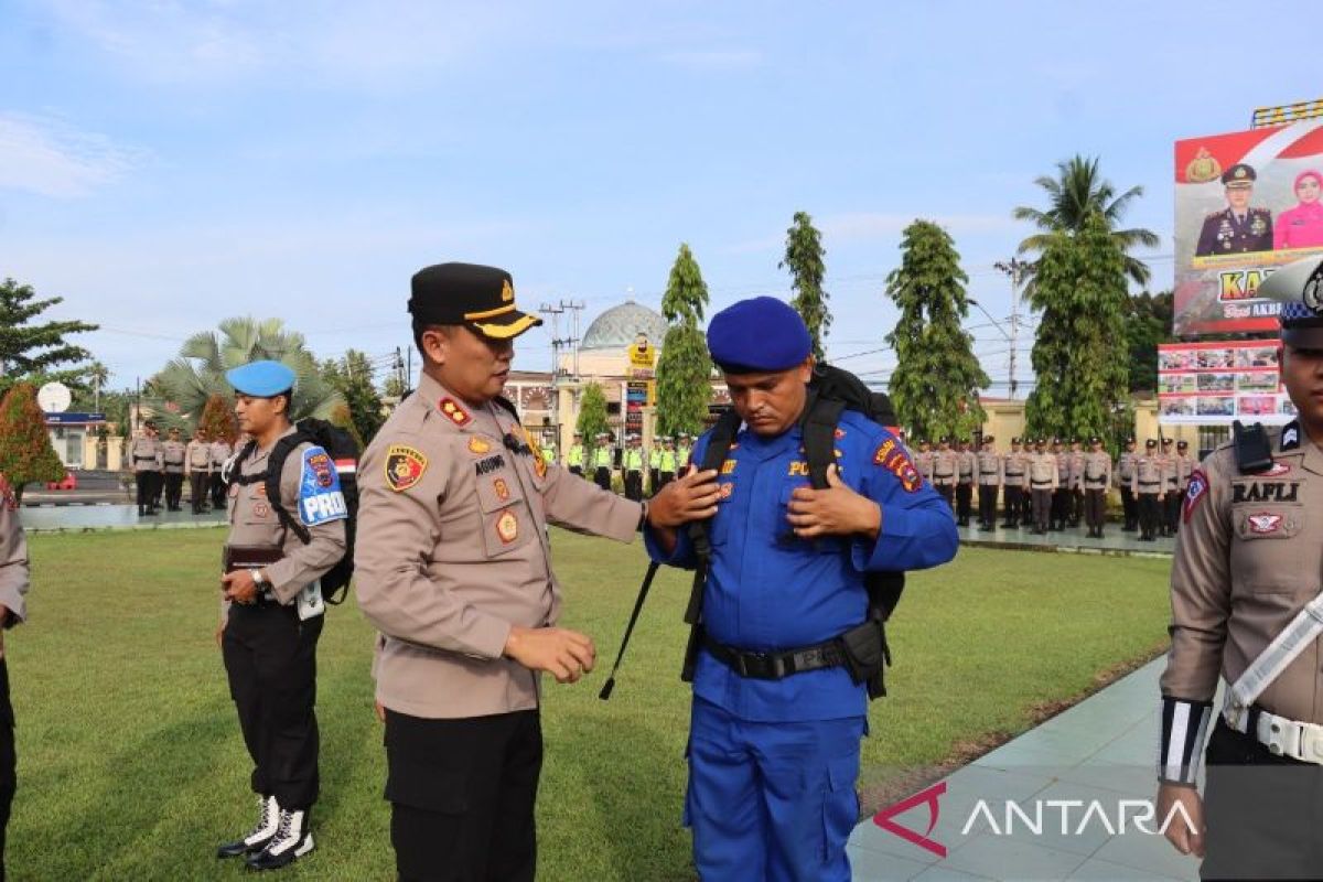 Polres Pasaman Barat pastikan kesiapan personel pengamanan Pemilu 2024