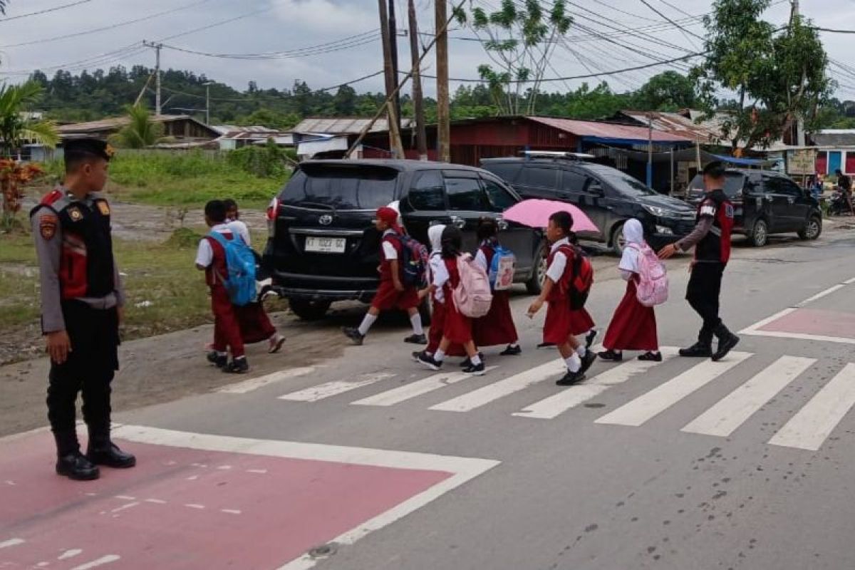 Giat Direktorat Samapta Polda Kaltara dukung kelancaran lalu lintas saat jam sibuk