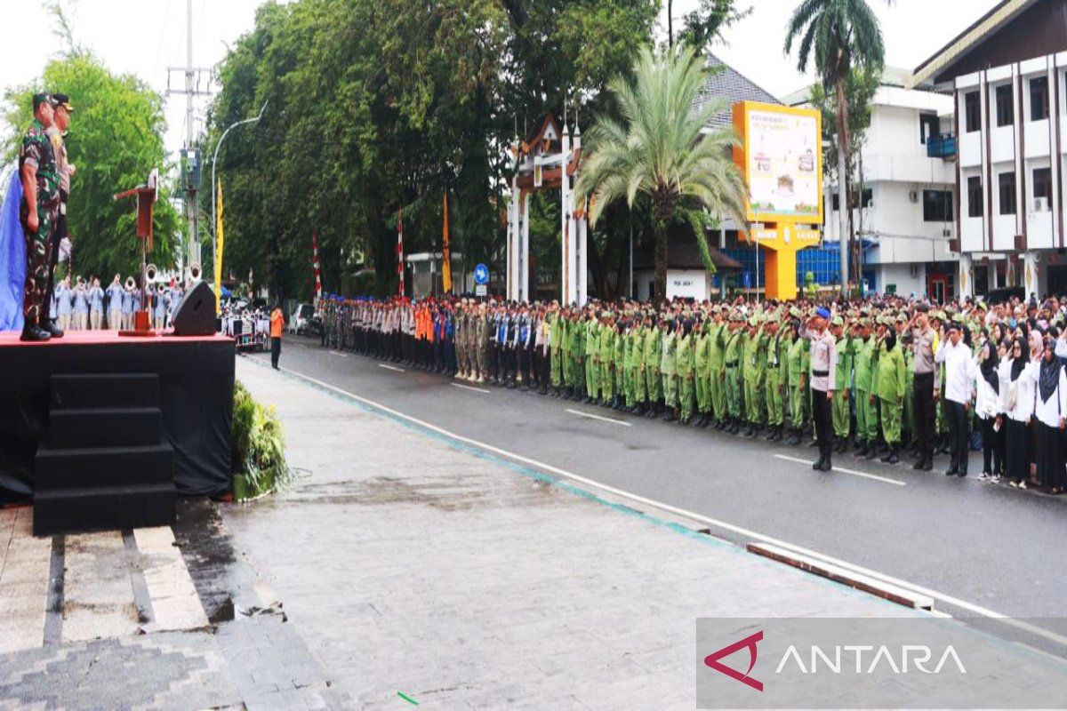Polresta Banjarmasin cek kesiapan personel pengamanan Pemilu 2024