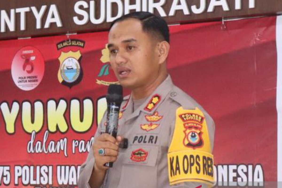 Kapolres Soppeng bentuk tim meminimalisir gangguan di pemilu