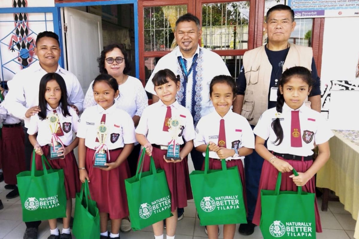 Regal Springs Indonesia gelar edukasi kesehatan anak SD di Parapat