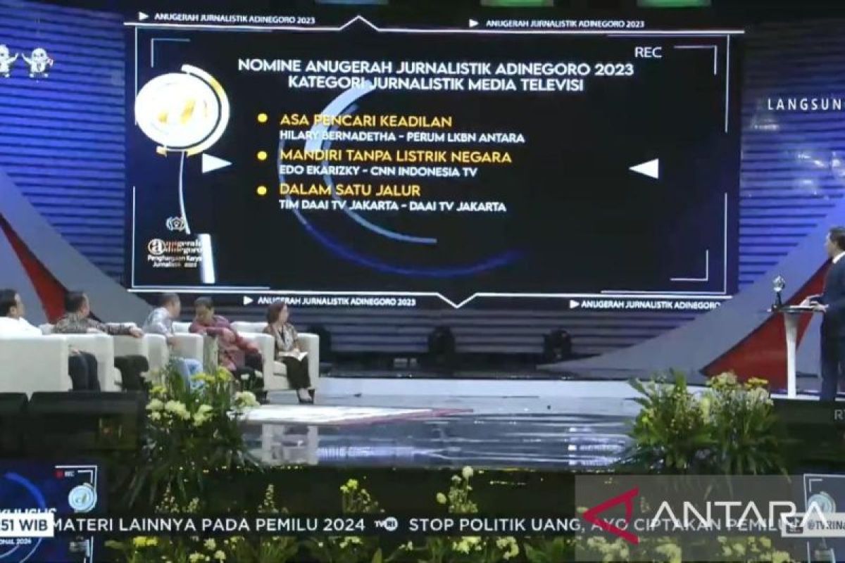 ANTARA raih anugerah jurnalistik Adinegoro lewat video catatan sejarah baru penegakan HAM di Indonesia