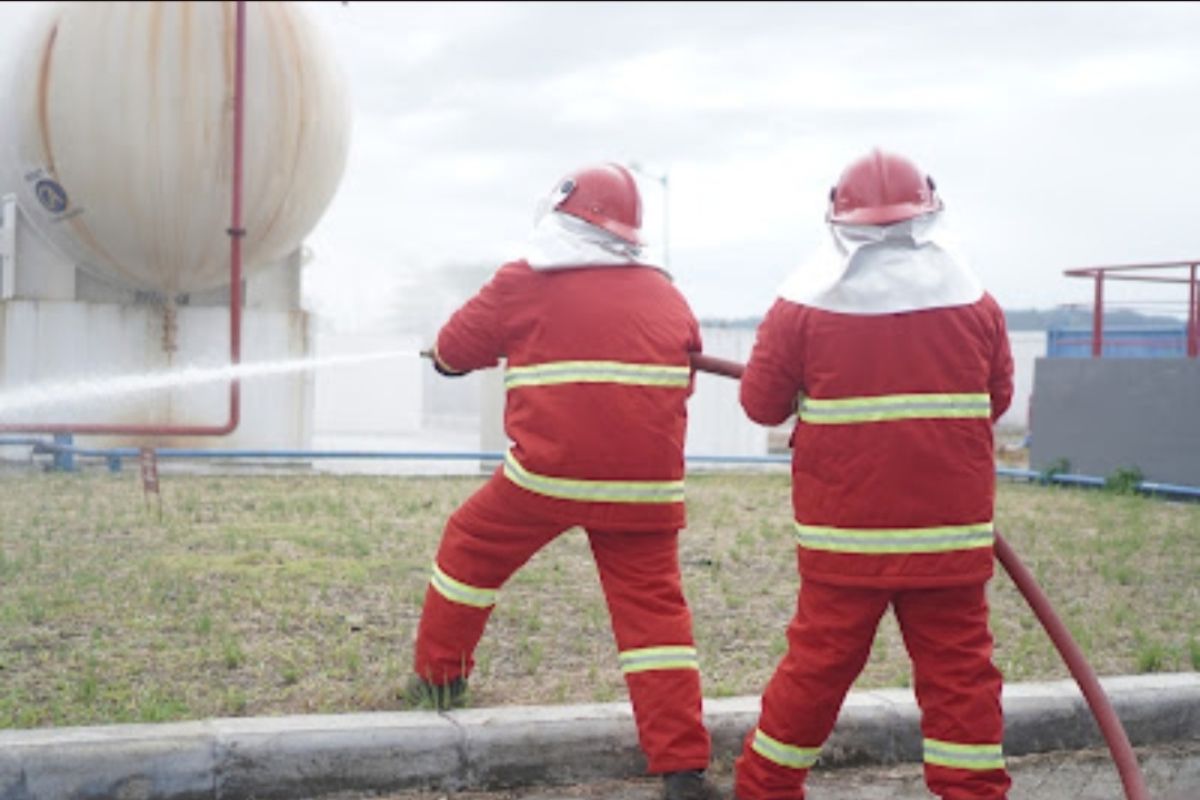 Pertamina Patra Niaga simulasi keadaan darurat di SPBE-SPBU Wayame Ambon