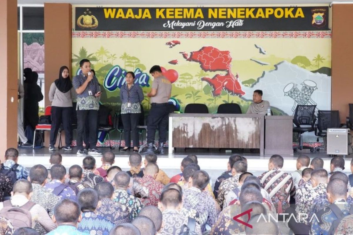 BPJS Kesehatan beri pelayanan kepada calon siswa Polda Papua Barat