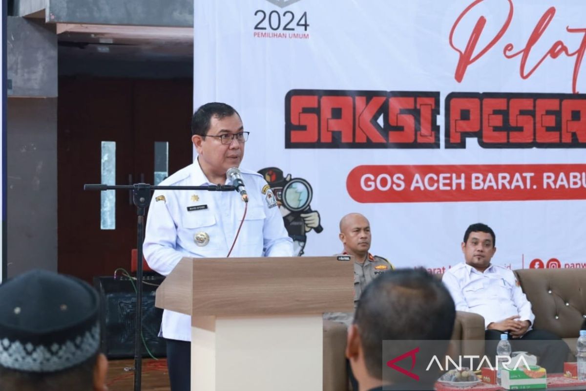Pemkab Aceh Barat dukung pelatihan saksi untuk sukseskan Pemilu 2024