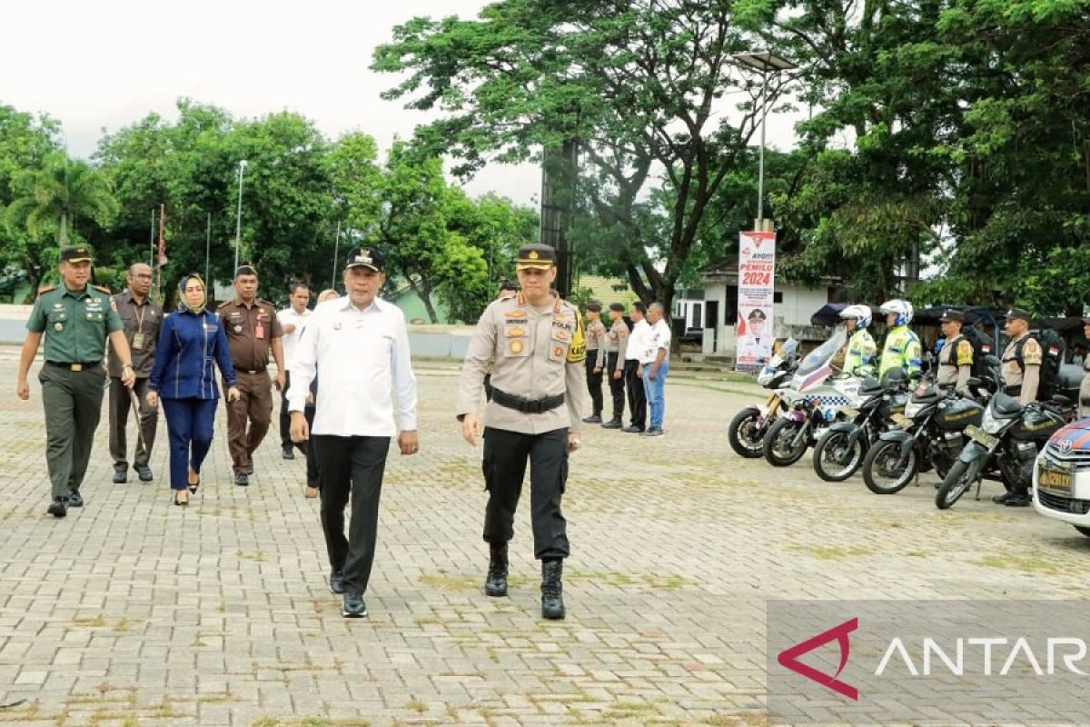 Polresta Ambon laksanakan apel pergeseran pasukan pengamanan pemilu