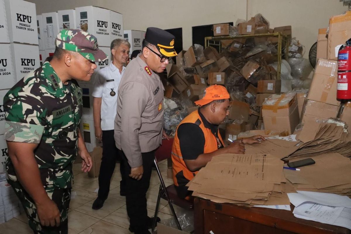 Polres Jakut pastikan keamanan distribusi logistik pemilu wilayahnya