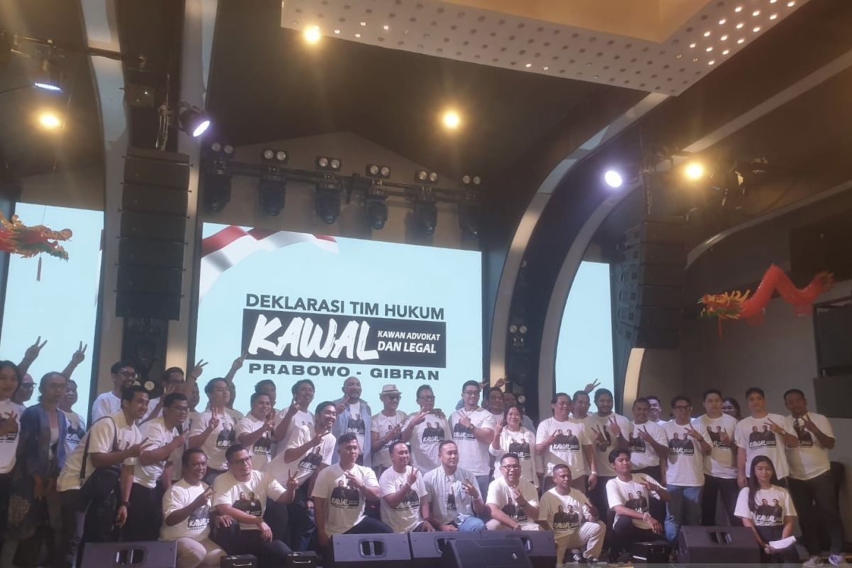 Ratusan pengacara di Bali deklarasi beri bantuan hukum untuk Prabowo-Gibran