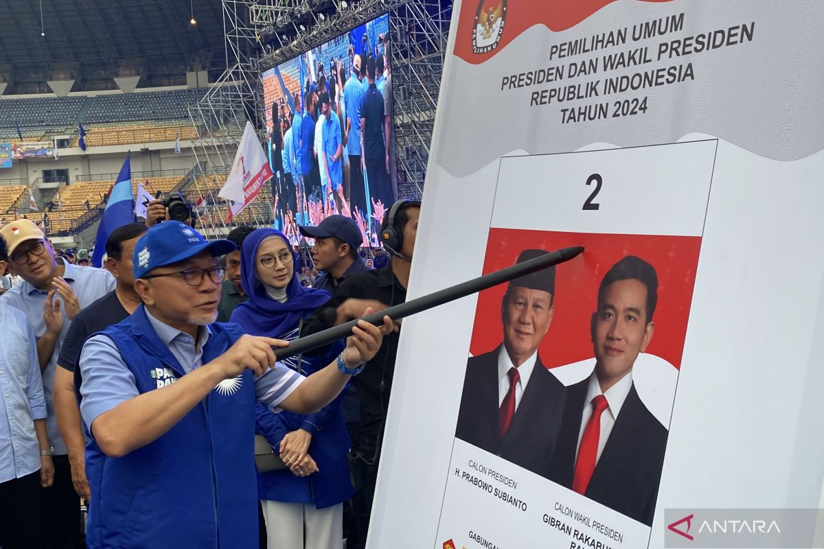 Zulhas optimistis pasangan Prabowo-Gibran menang satu putaran di Pilpres 2024