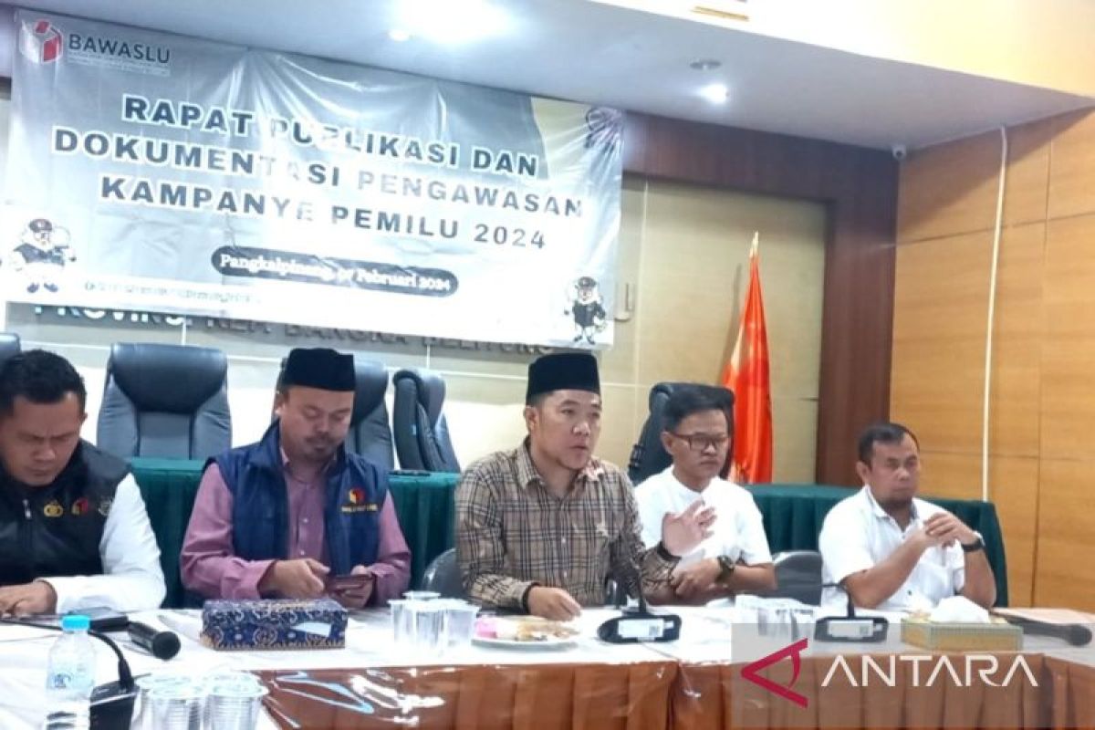 Bawaslu Babel: Ada 3.541 kegiatan kampanye dan 4.299 pelanggaran APK selama masa kampanye