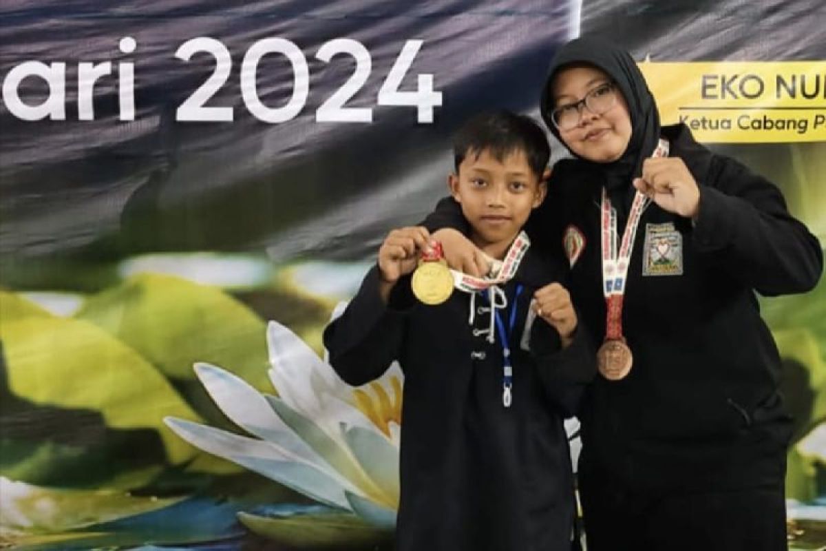 Kapolsek Kotarih apresiasi anak personel juara pencak silat di Kota Medan
