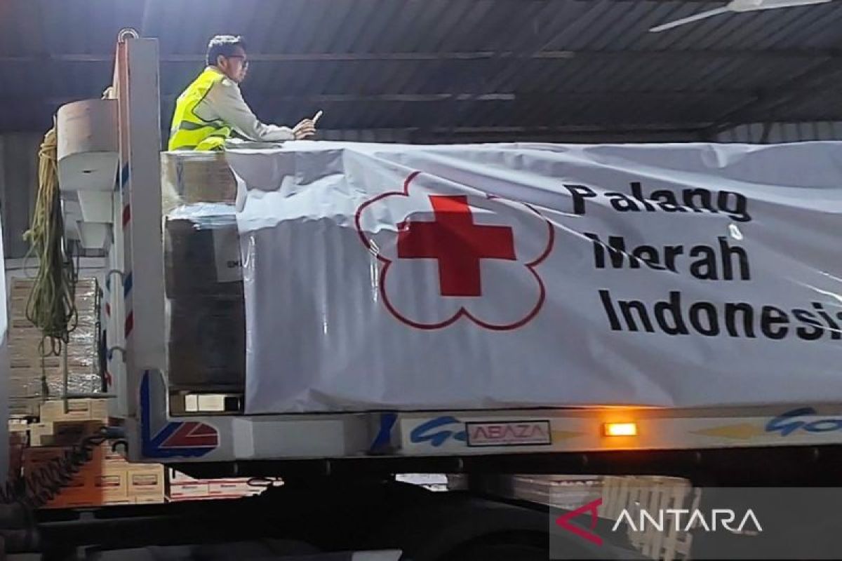 Indonesian Red Cross sends 32.5 tons of aid to Gaza, El Arish