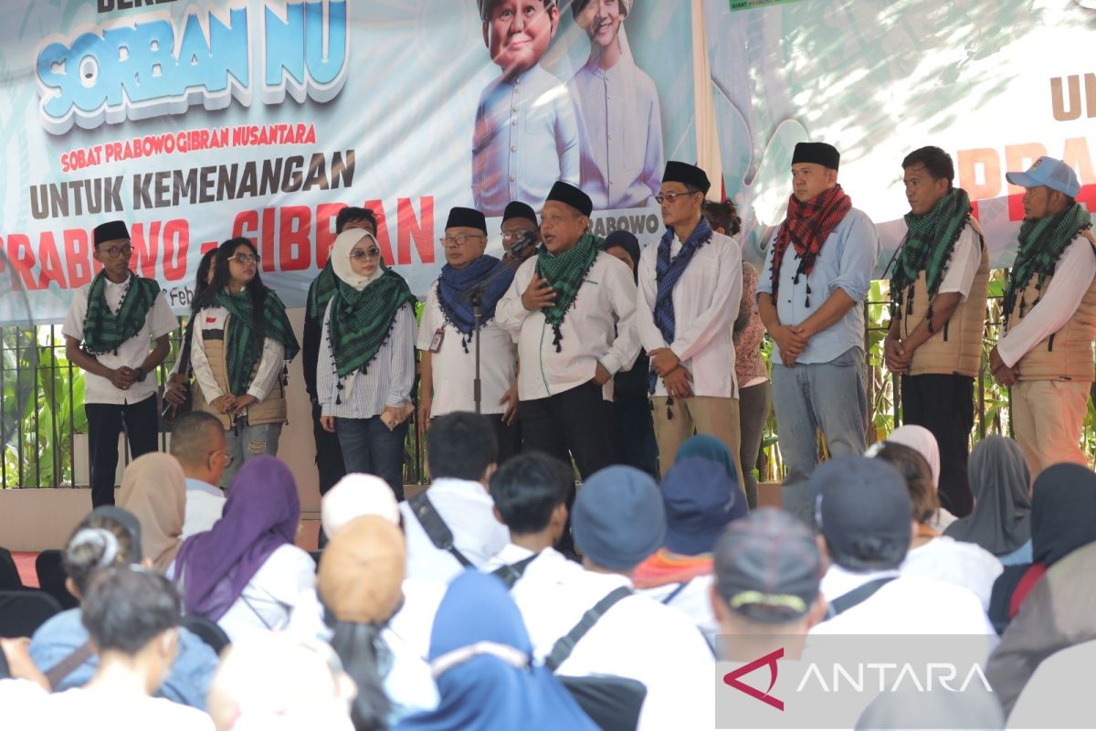Sorban NU mendukung Prabowo-Gibran karena butuh makan minum susu gratis